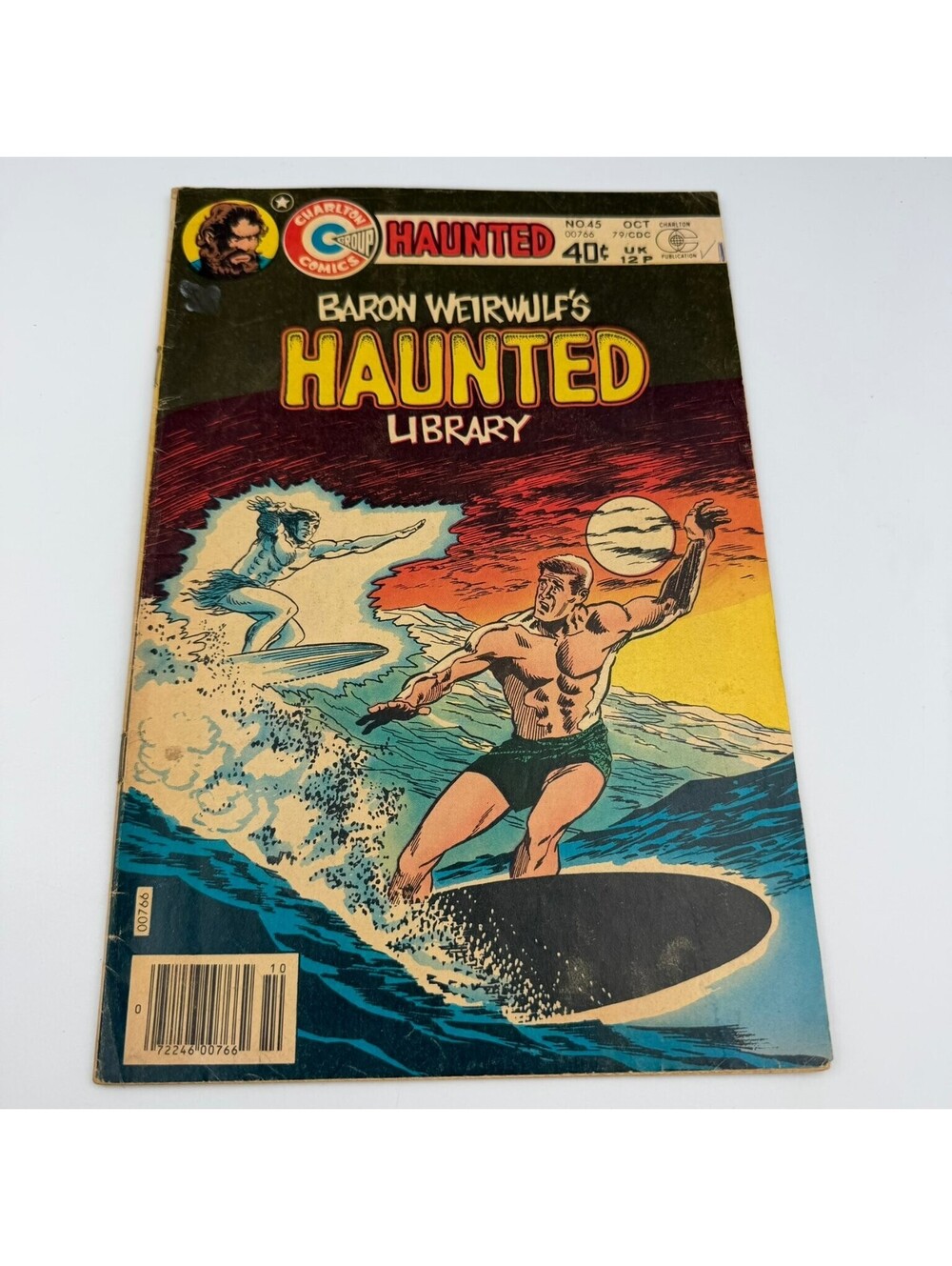 Baron Weirwulf's Haunted Library #45 Charlton Comics Horror 1979 Newsstand
